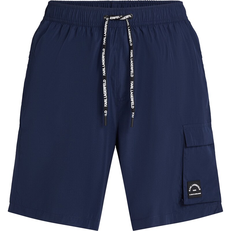Karl Lagerfeld Surferské šortky RUE ST-GUILLAUME modrá / čierna / 61947417