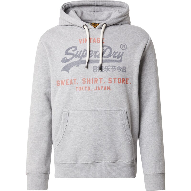 Superdry & Co Mikina Heritage modrá melírovaná / sivá melírovaná / 61820389