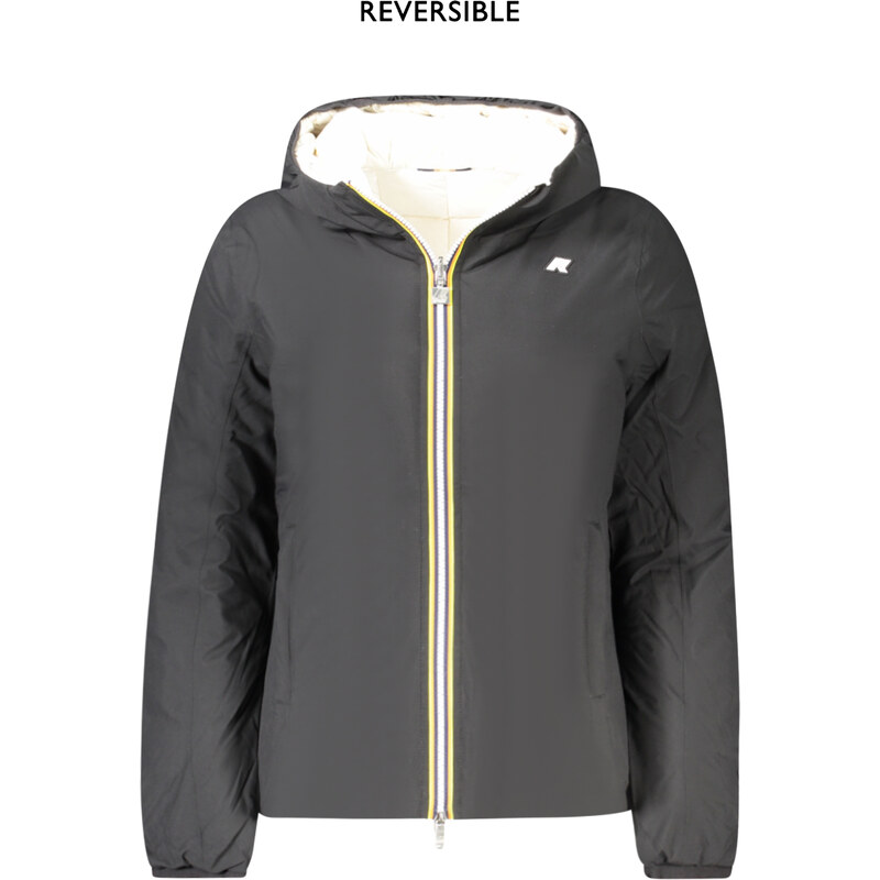 Obojstranná čierna bunda K-WAY 64710812