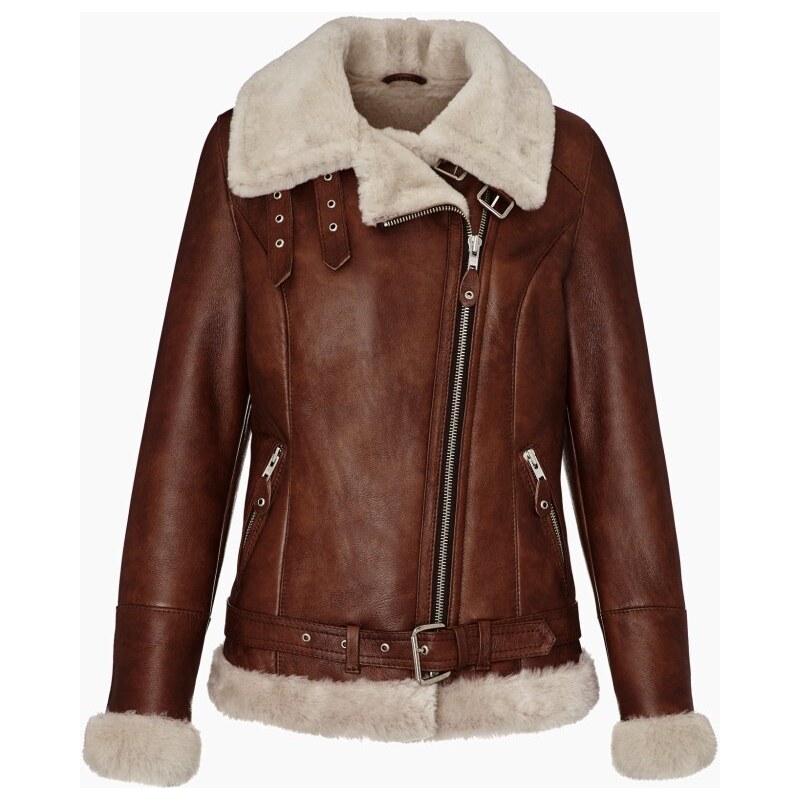Sikora Dámska kožušinová pilotka Klaudie - hnedá 61825913