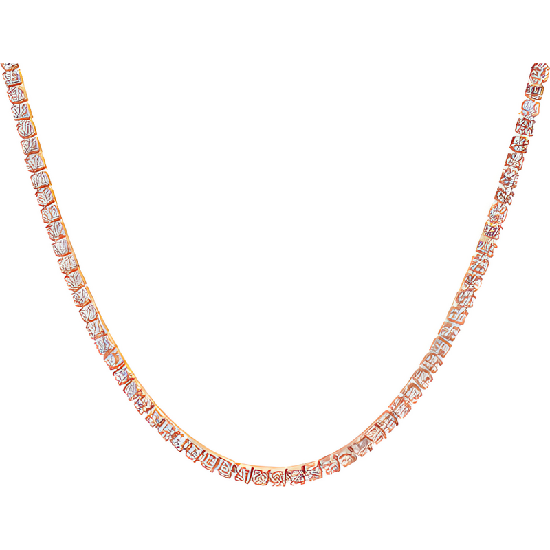 Olivie Strieborný tenisový choker 35+5cm ROSE 9362 64243557