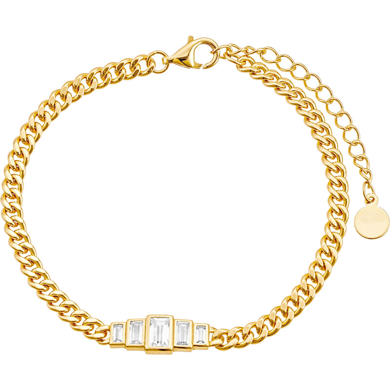 Olivie Strieborný náramok 16+4cm GOLD 9367 64818294