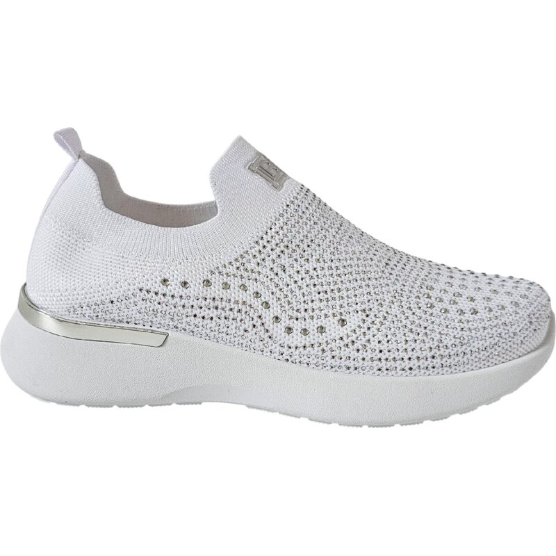 Biele Tenisky Laura Biagiotti Textile White 61826838