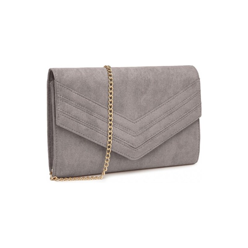Miss Lulu Kabelka - spoločenská semišová,ver.2, šedá 62262615