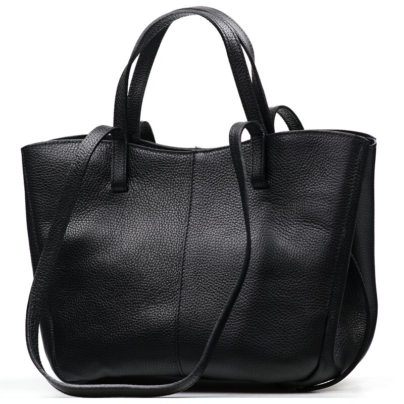 Blaire Kožená kabelka Lea čierna 64987751