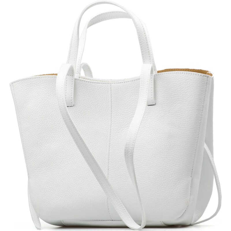 Blaire Kožená kabelka Lea biela 64987750