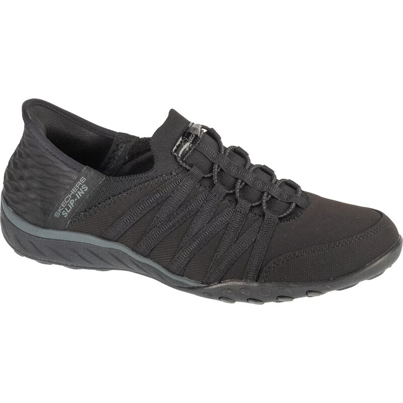 Čierne dámske tenisky Skechers Slip-ins: Breathe Easy - Roll With Me 61830826