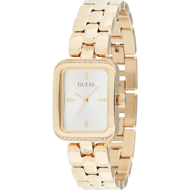 GUESS Analógové hodinky Isla zlatá / biela 62024396
