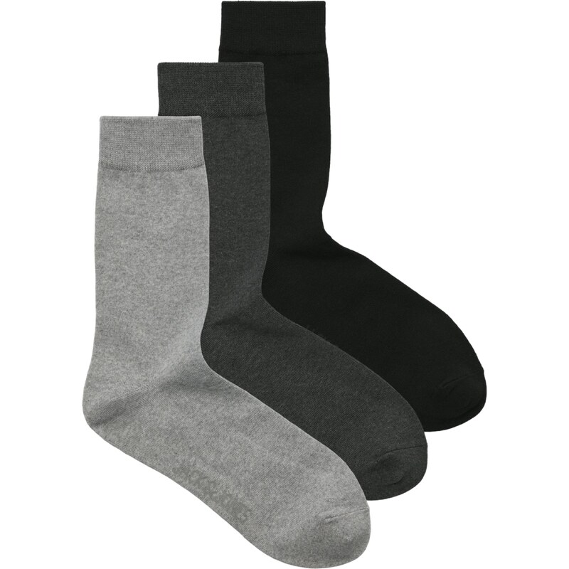 JACK & JONES Ponožky JACORDINARY sivá / antracitová / čierna 61834008