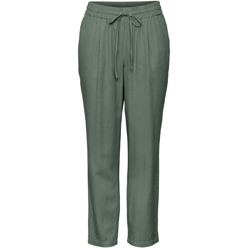 VERO MODA Plisované nohavice VMJesmilo smaragdová 63409732