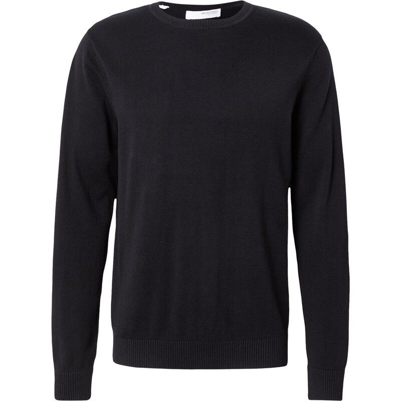 SELECTED Tepláková bunda SLHBERG čierna 65189911