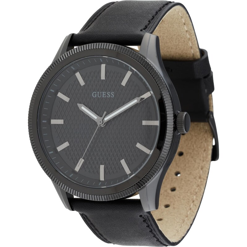 GUESS Analógové hodinky Dex sivá / čierna 61949754