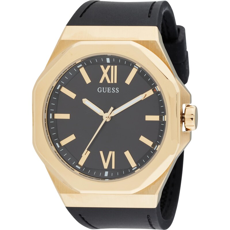 GUESS Analógové hodinky Emperor zlatá / čierna 61949769