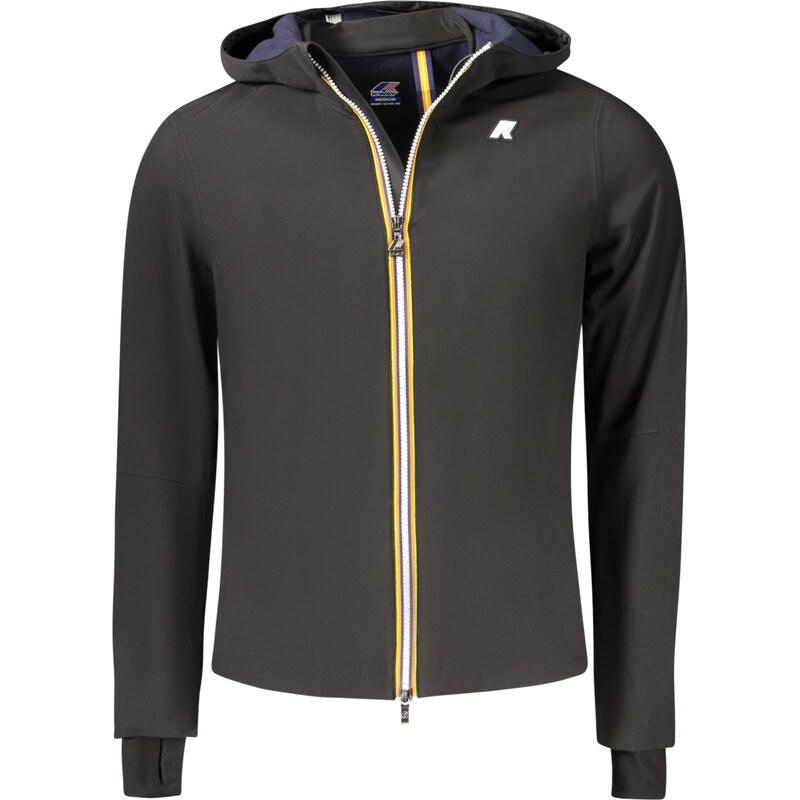 Pánska čierna športová bunda K-WAY 64988569