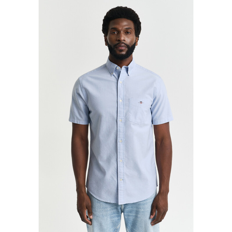 KOŠEĽA GANT REG CLASSIC OXFORD SS SHIRT LIGHT BLUE 61838206