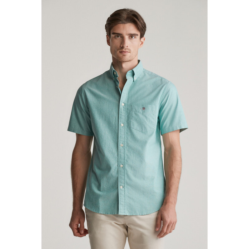 KOŠEĽA GANT REG CLASSIC OXFORD SS SHIRT DEEP GREEN 61838205