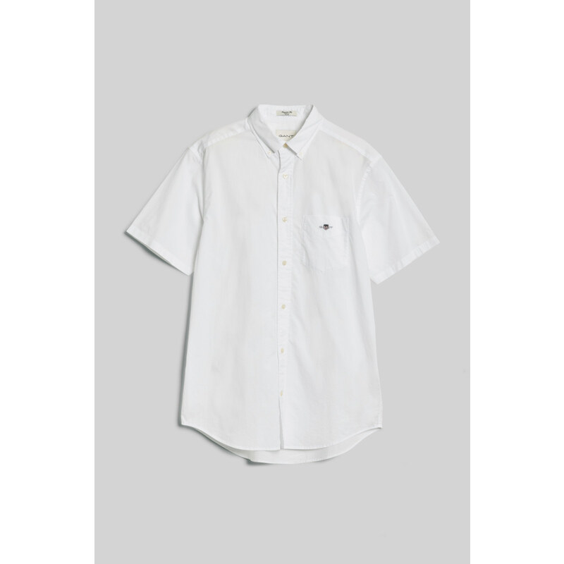 KOŠEĽA GANT REG CLASSIC POPLIN SS SHIRT WHITE 67313122