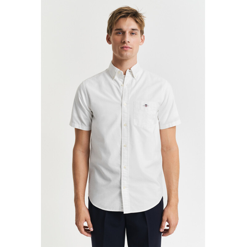 KOŠEĽA GANT REG CLASSIC OXFORD SS SHIRT WHITE 61838207