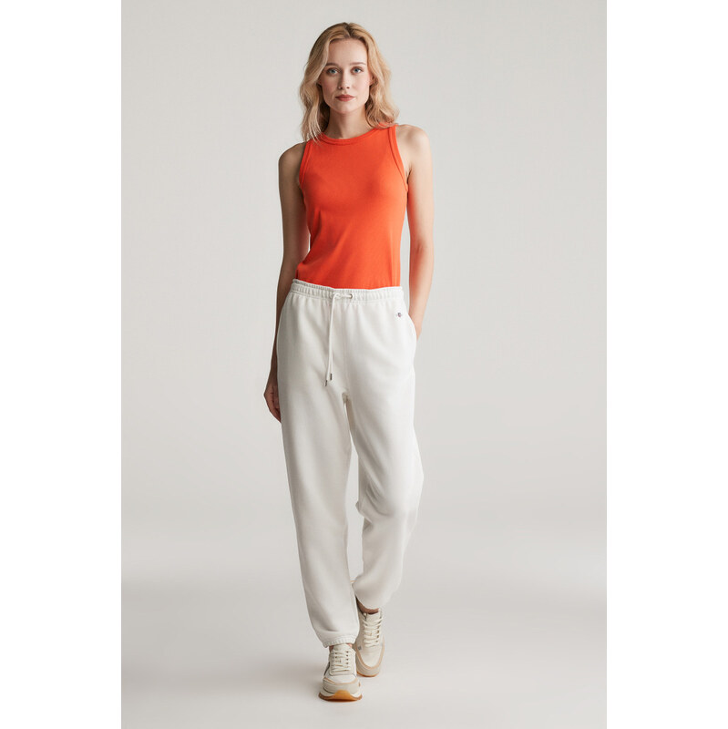 TEPLÁKY GANT REG SHIELD SWEATPANTS EGGSHELL 61838251