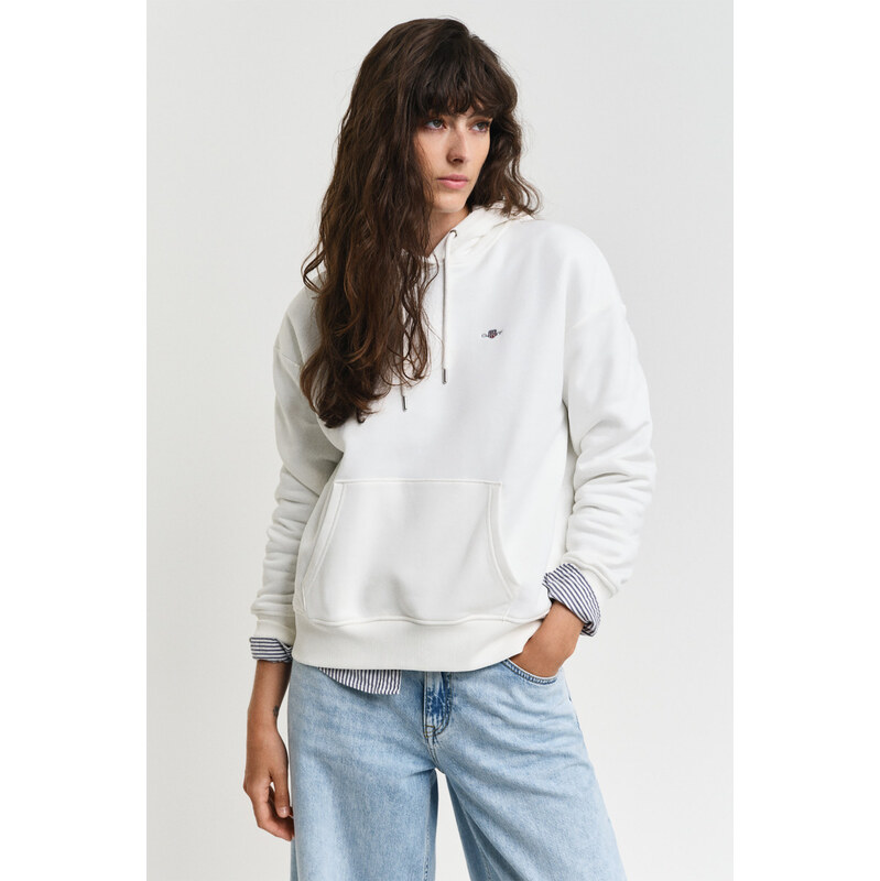 MIKINA GANT SHIELD HOODIE EGGSHELL 61838310