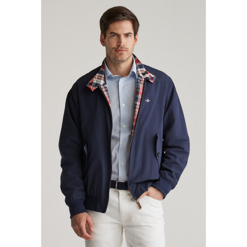 BUNDA GANT REVERSIBLE HARRINGTON JACKET CLASSIC BLUE 61838388