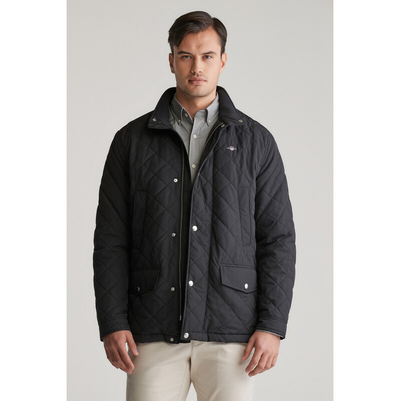 BUNDA GANT QUILTED WINDCHEATER MID JACKET BLACK 61838389