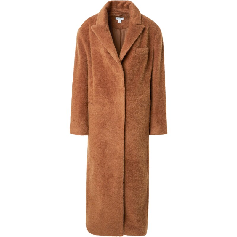 TOPSHOP Prechodný kabát farba ťavej srsti 61949899