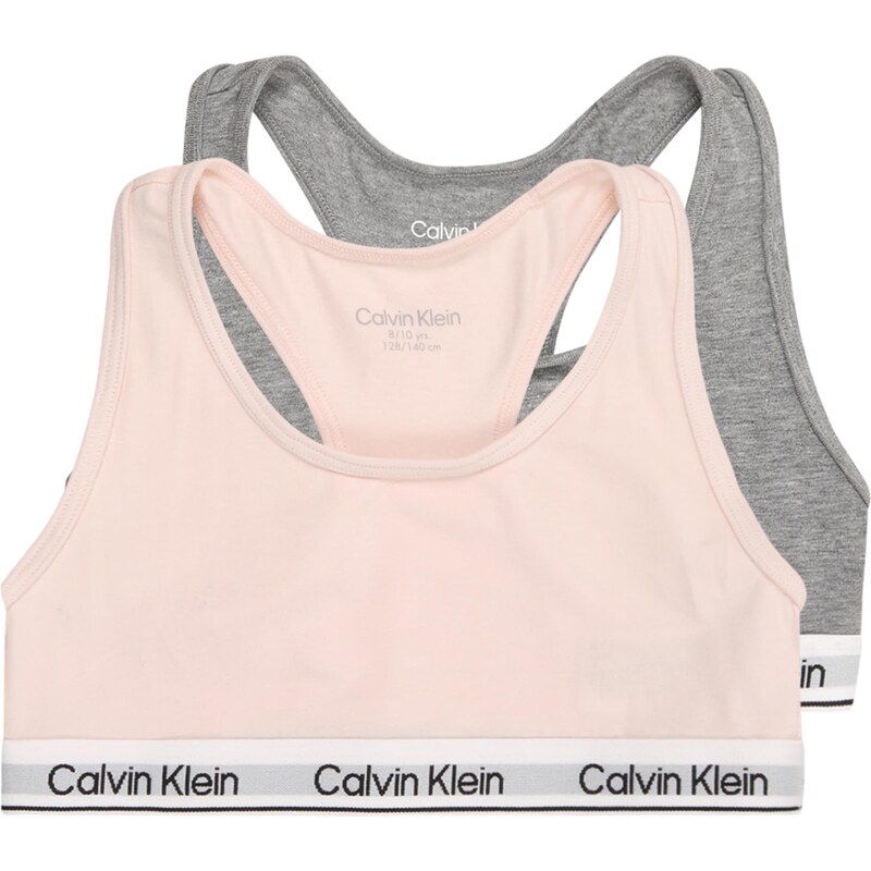 Calvin Klein Underwear Podprsenka sivá melírovaná / pastelovo ružová / 61848169