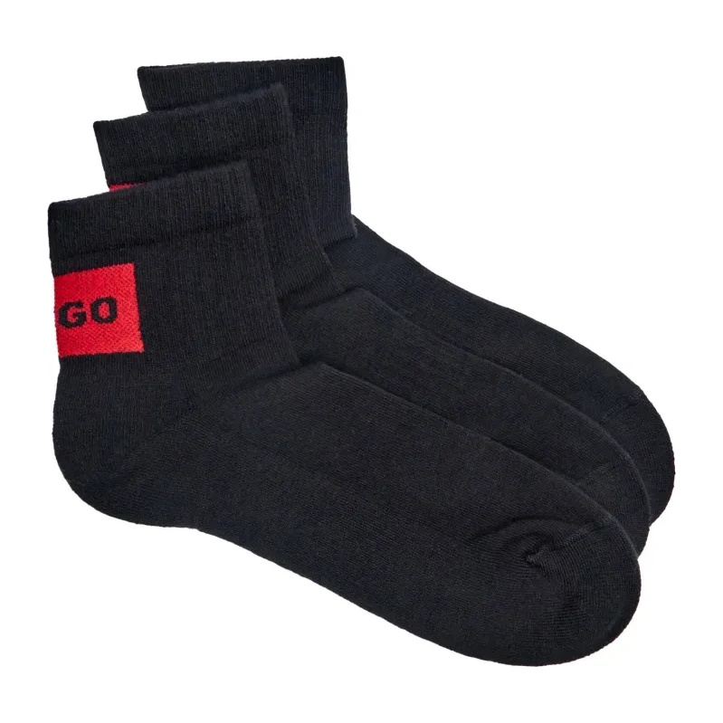 Hugo Bodywear Ponožky 3-balenie 3P SH RIB LABEL CC 60927968