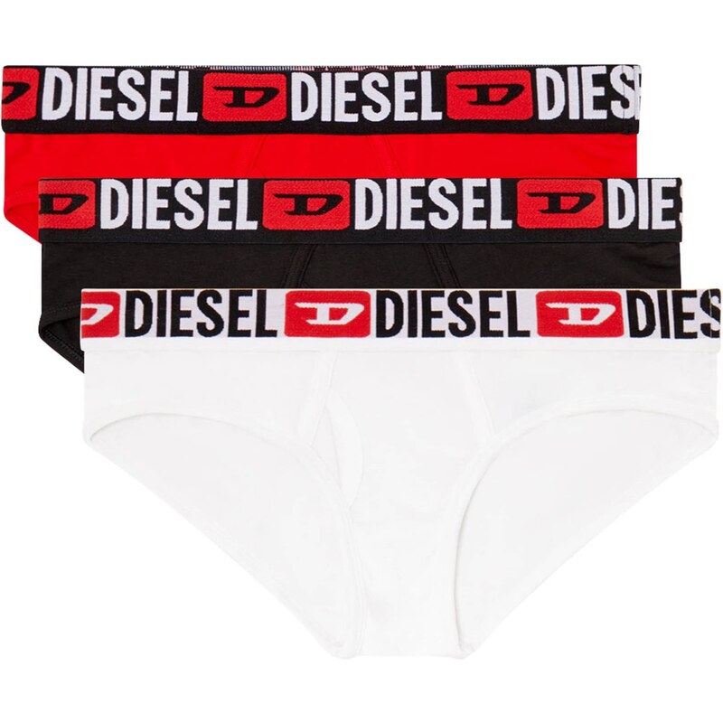 DIESEL Nohavičky Oxy červená / čierna / biela 66865698