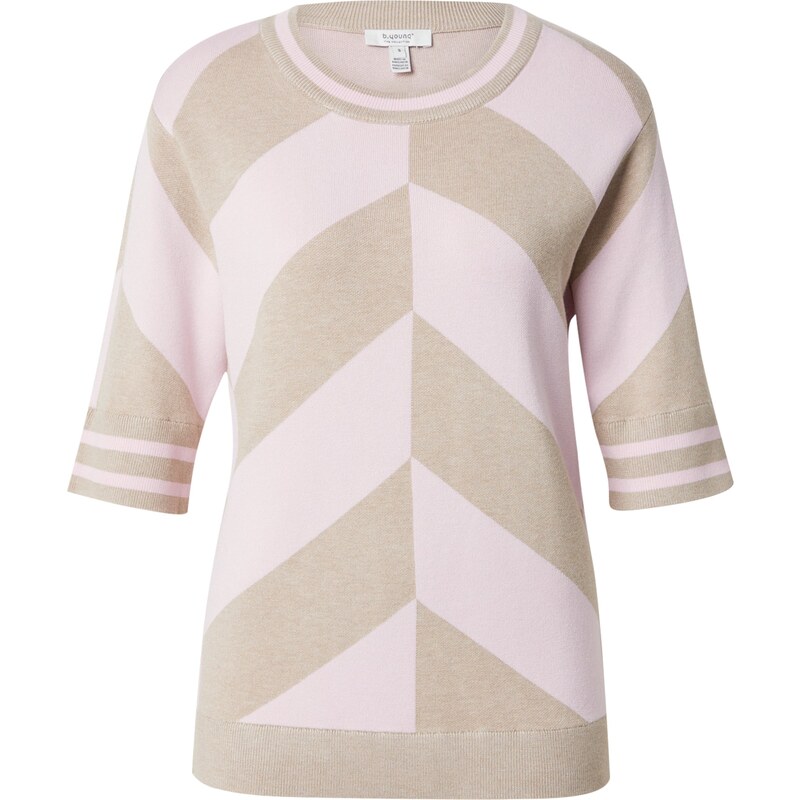 b.young Sveter Morla béžová / ružová 63212032