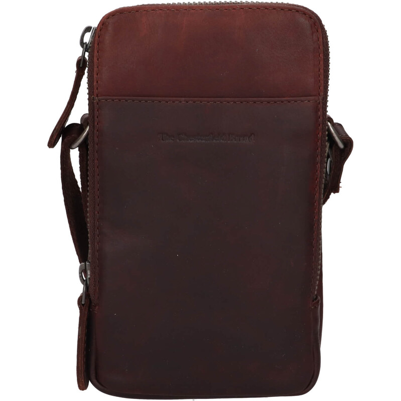 Kožená taška na mobil a doklady The Chesterfield Brand Alesnd - hnedá 61852536