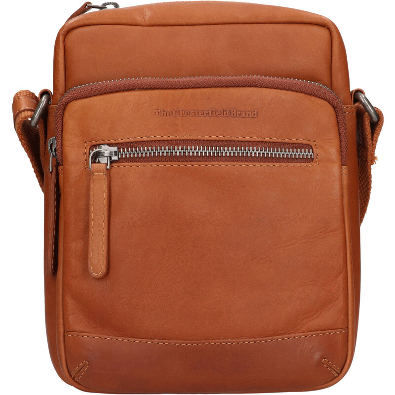 Pánska kožená taška cez rameno The Chesterfield Brand Vigo - koňak 61852554