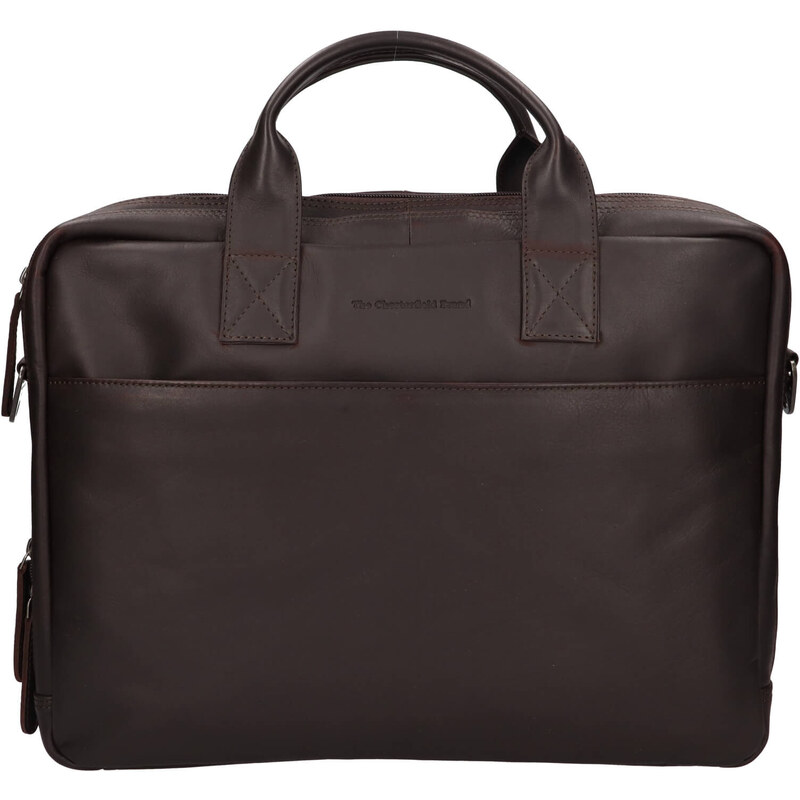 Pánska kožená taška na notebook The Chesterfield Brand Peter - hnedá 61852565