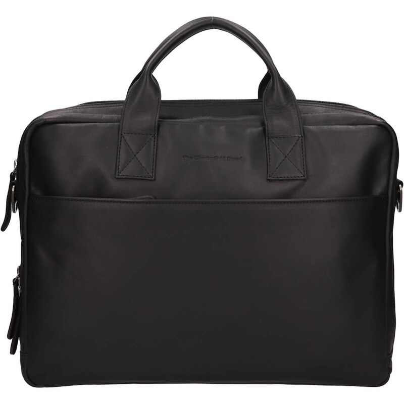 Pánska kožená taška na notebook The Chesterfield Brand Peter - čierna 61852566
