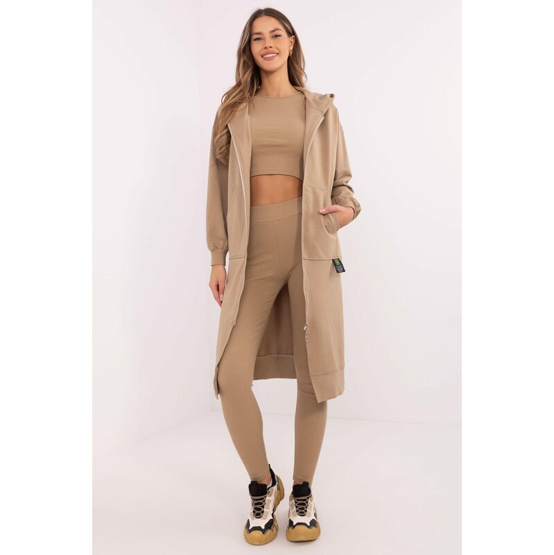 MladaModa 3-dielna súprava teplákov, topu a kardigánu model 85169 62554585