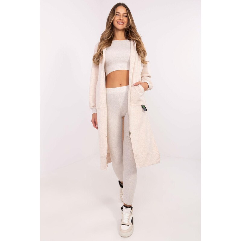 MladaModa 3-dielna súprava teplákov, topu a kardigánu model 85169 62554591