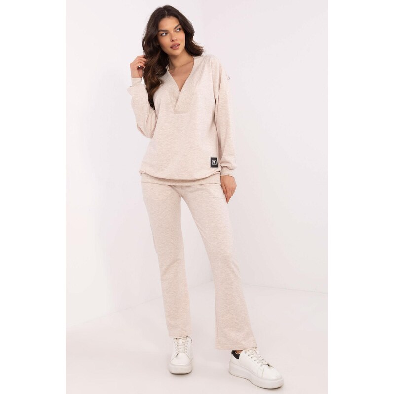 MladaModa Tepláková súprava s mikinou s véčkovým výstrihom model 84691 62554627