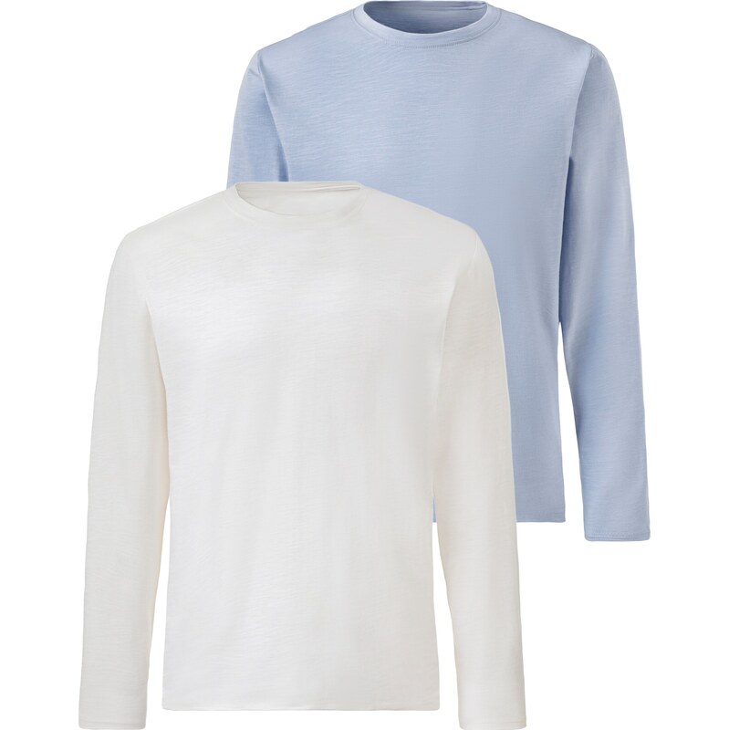 JOHN DEVIN Tričko nebesky modrá / biela 61984512