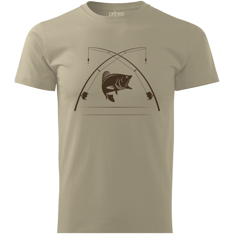 T-ričko Tričko pánske Ryba, udice, vlastný text 61862388