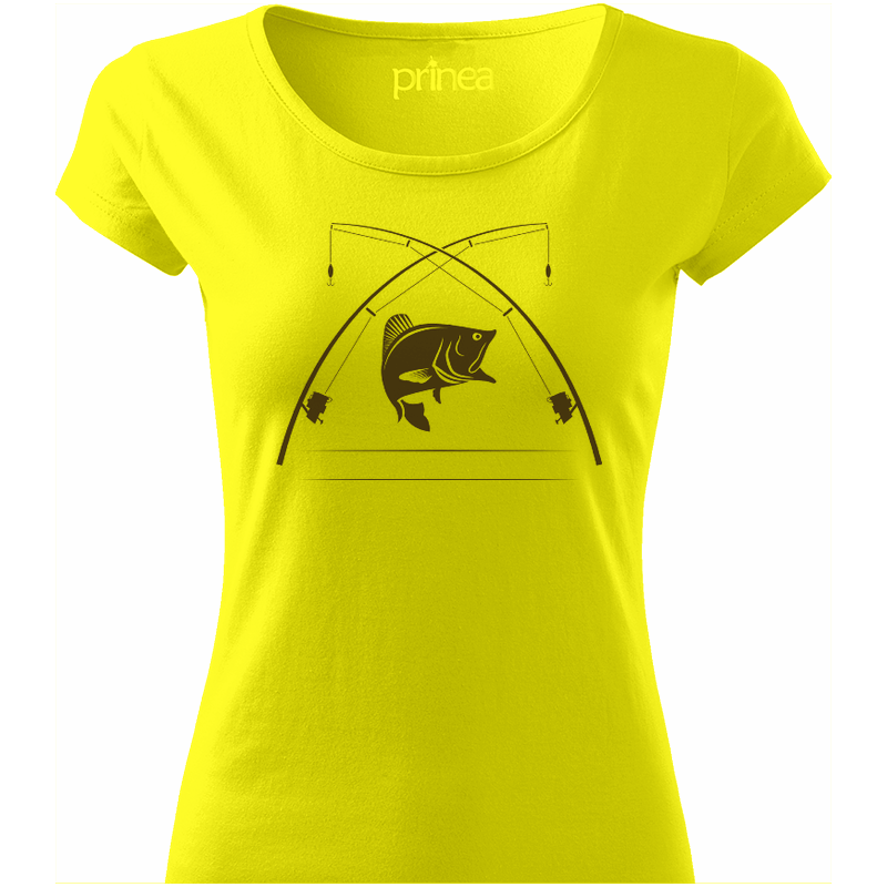 T-ričko Tričko dámske Ryba, udice, vlastný text 61866436