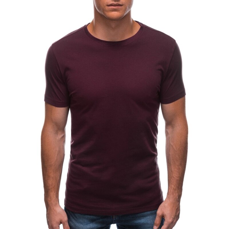 Inny Bordové bavlnené tričko s krátkym rukávom TSBS-0100 37296173