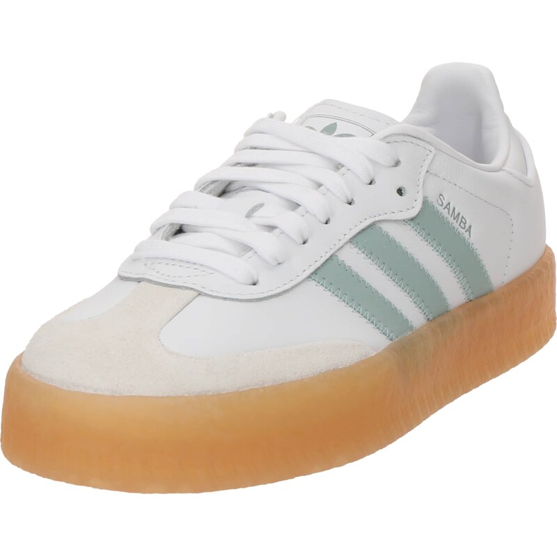 ADIDAS ORIGINALS Nízke tenisky Sambae zelená / biela / biela ako vlna 62174964