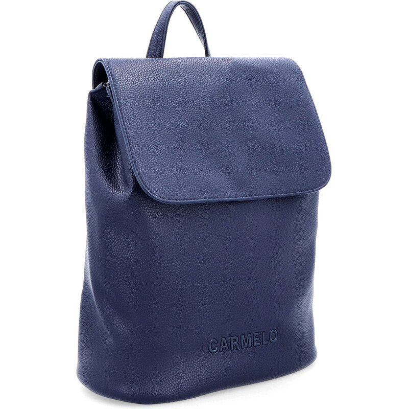 Mestský batoh zo syntetickej kože Carmelo modrá 4276 TM 64020304