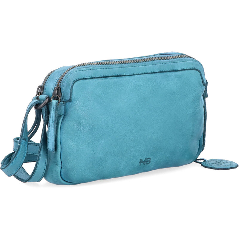 Kožená kabelka crossbody Noelia Bolger zelená NB 2407 TYR 64020576