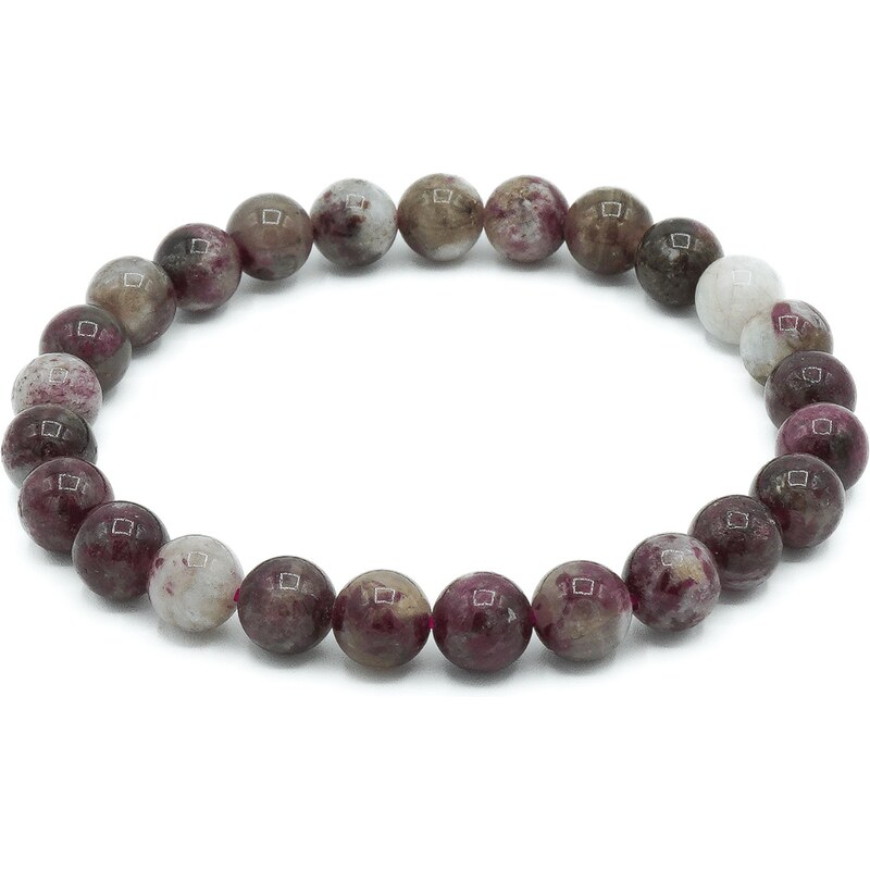 Olivie Náramok 8mm ŠVESTKOVÝ TURMALÍN 9140 59109194