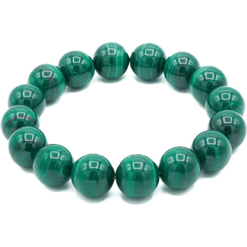 Olivie Náramok 11,5mm MALACHIT 9154 59123465