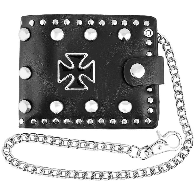 Kožená peňaženka s retiazkou Maltézsky kríž 61880889