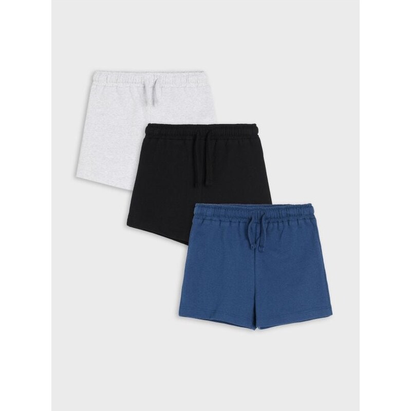 Sinsay - Súprava 3 šortiek - tmavomodrá 65756693