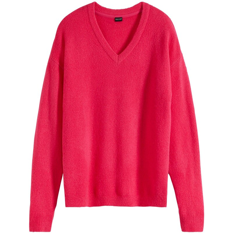 bonprix Pletený pulóver, oversize, farba ružová 45455734
